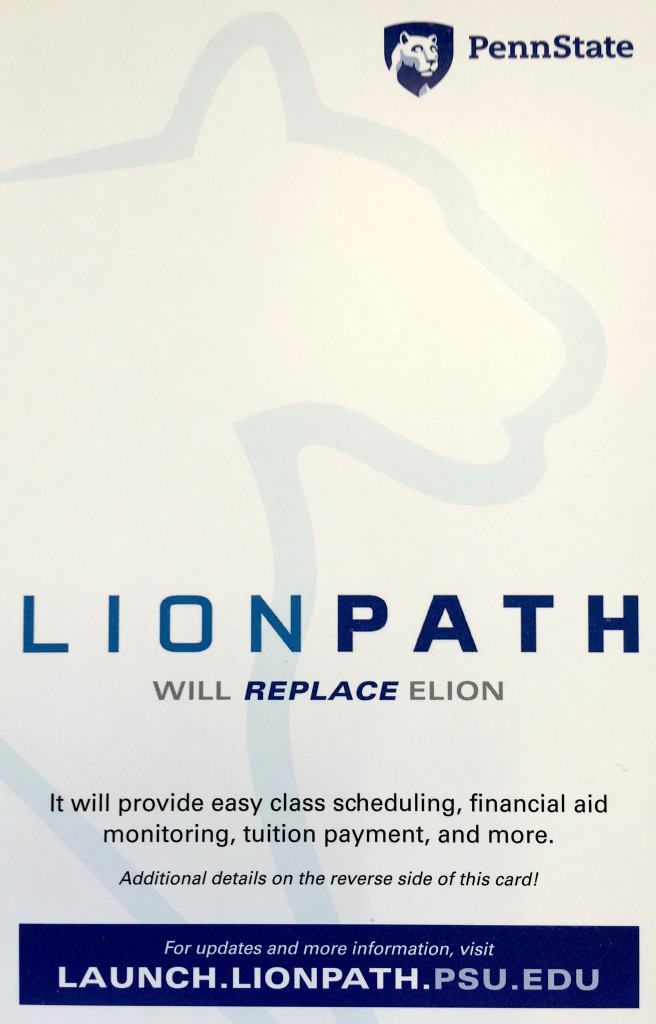 LionPATH Announcement